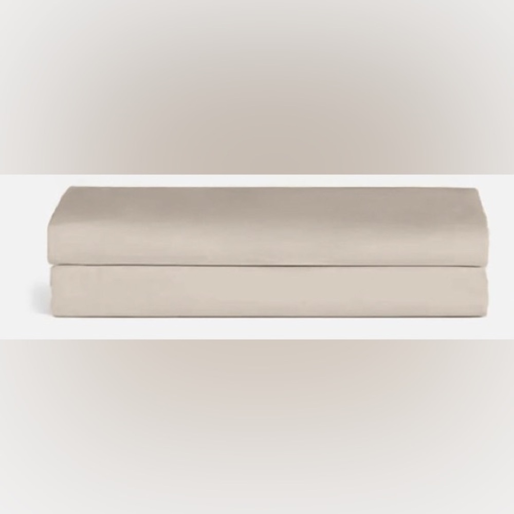 Brooklinen luxury percale peeble Beige flat Sheet